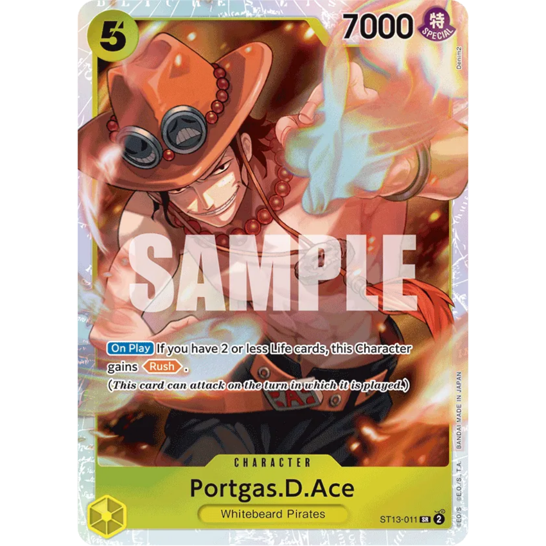 Portgas.D.Ace (011) (ST13-011) - Ultra Deck: The Three Brothers Foil