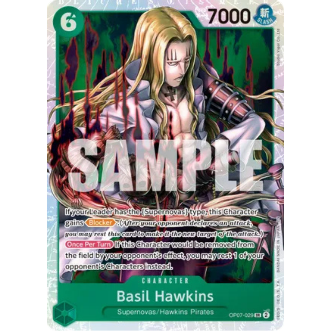 Basil Hawkins - OP07-029 (Reprint) (OP07-029) - Premium Booster -The Best- Vol. 2 Foil