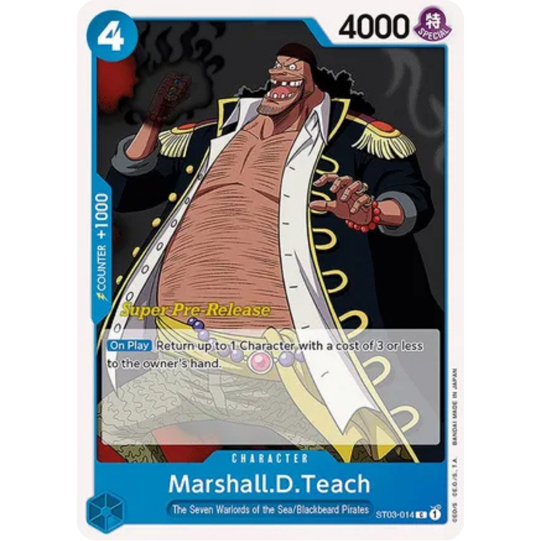 Marshall.D.Teach (ST03-014) - Super Pre-Release Starter Deck 3: The Seven Warlords of the Sea