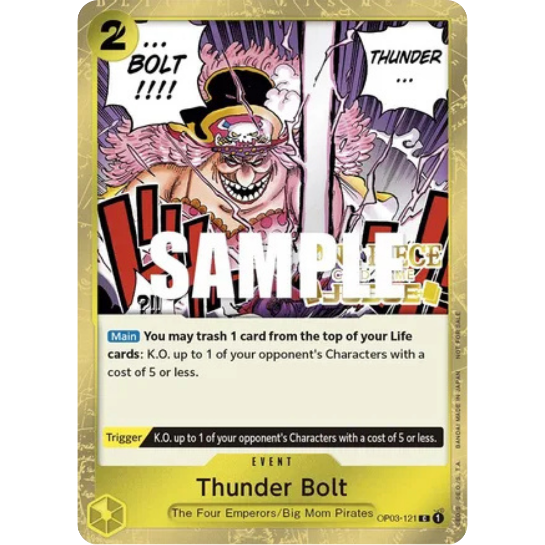 Thunder Bolt (Judge Pack Vol. 2) (OP03-121) - One Piece Promotion Cards Foil