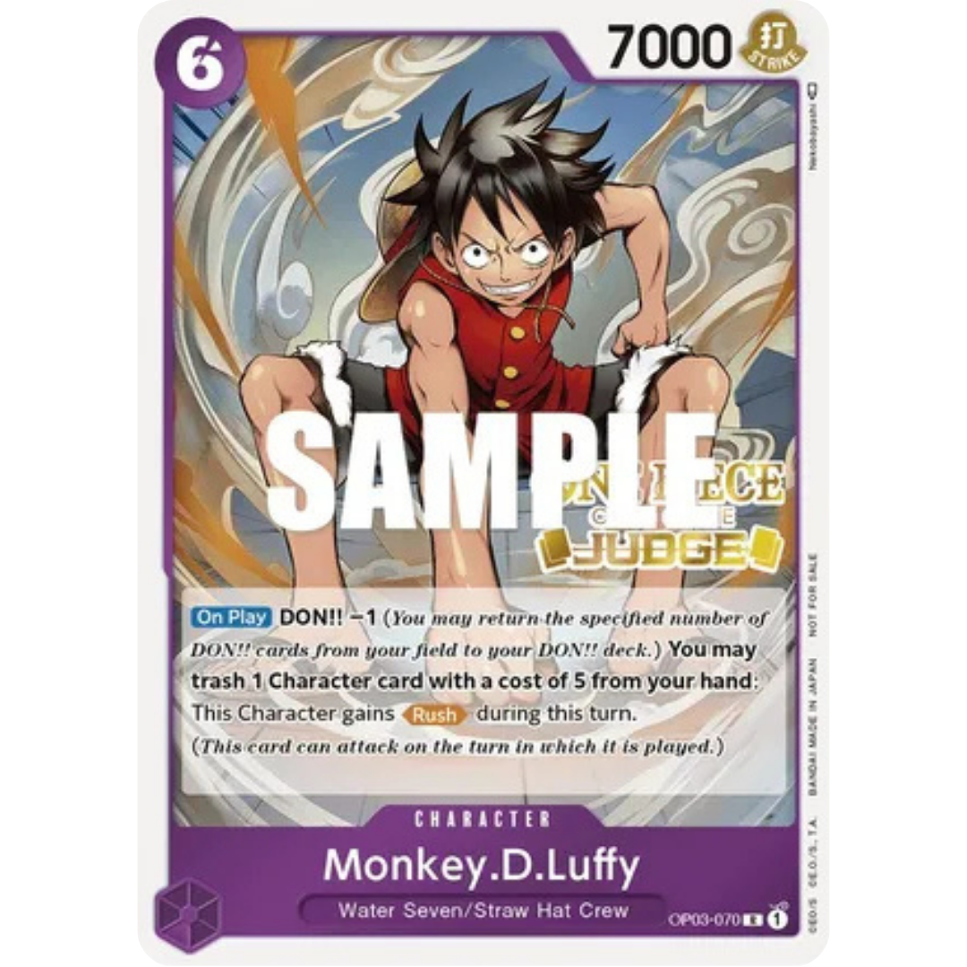 Monkey.D.Luffy (Judge Pack Vol. 2) (OP03-070) - One Piece Promotion Cards Foil