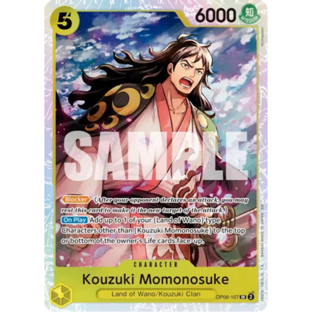 Kouzuki Momonosuke (Reprint) (OP06-107) - Premium Booster -The Best- Vol. 2 Foil