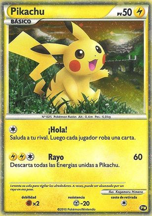 Pikachu (Spanish) 0PW - Holofoil Pikachu World Collection Promos - Promo