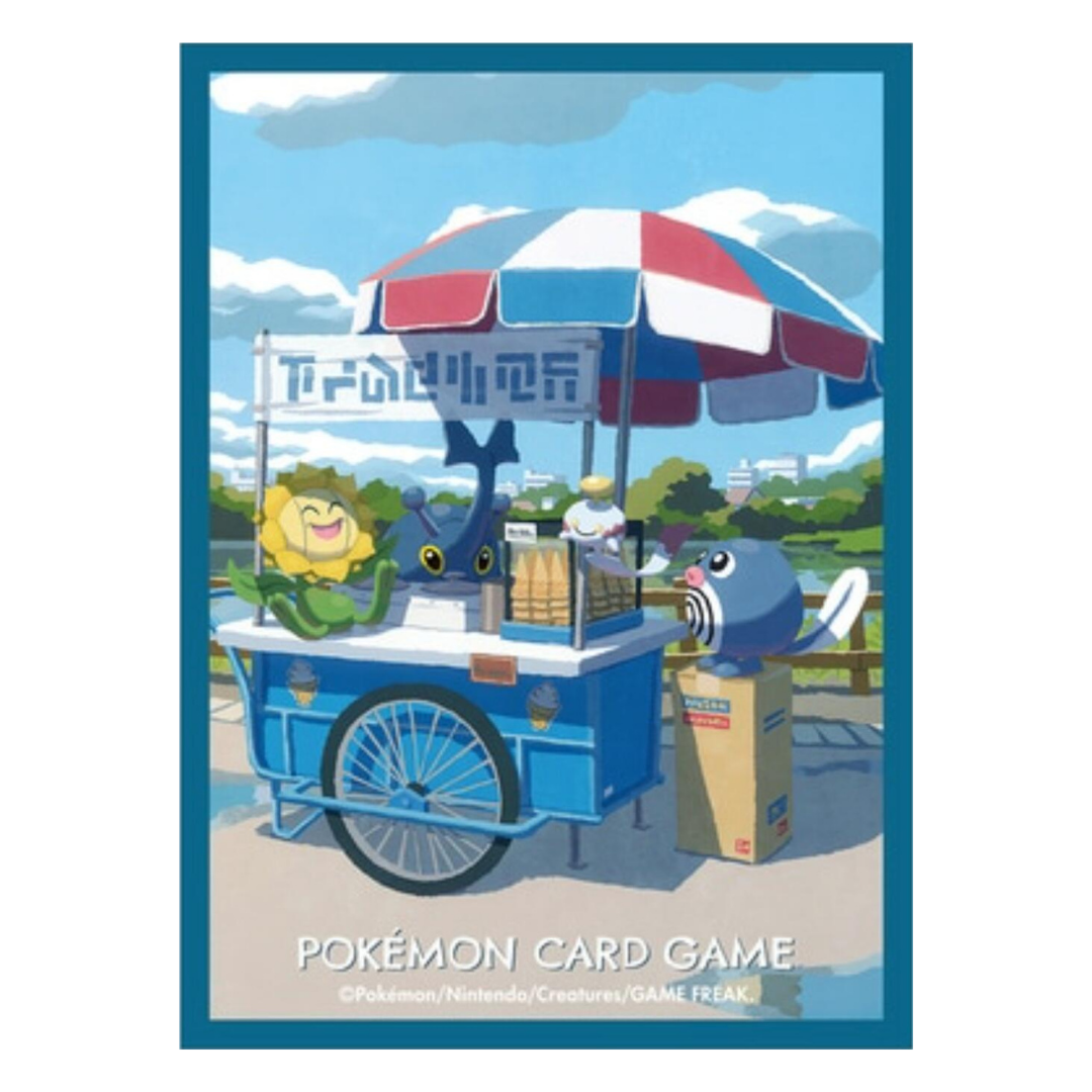 Card Sleeves - Heracross Kitakami Stall (64-Pack) (Pokemon Center Japan Exclusive)