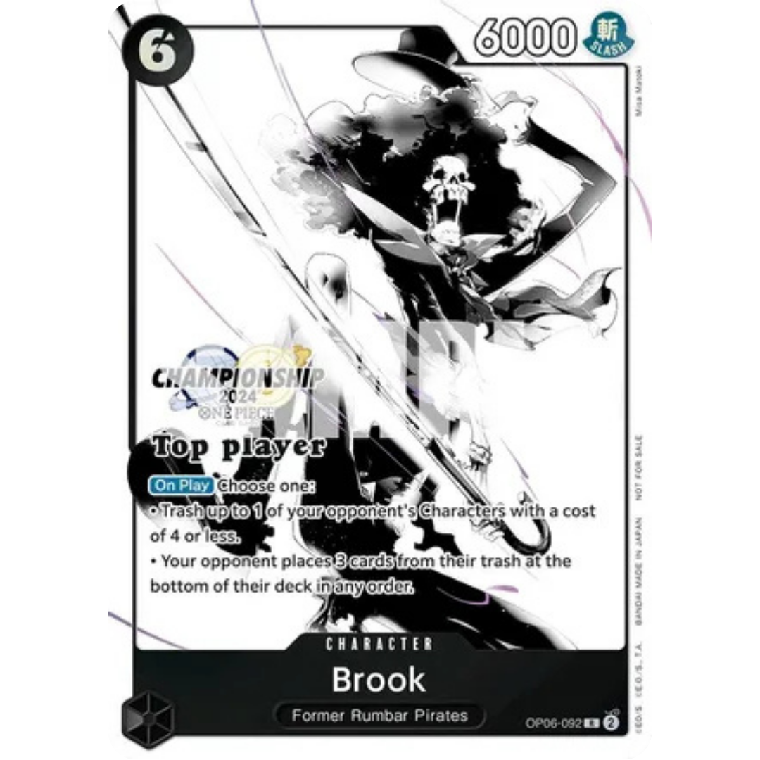Brook (Championship 2024 Top Player Pack Vol. 2) (OP06-092) - One Piece Promotion Cards Foil