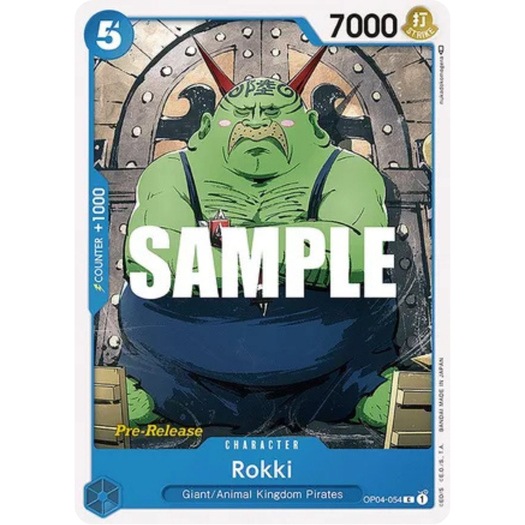 Rokki (OP04-054) - Kingdoms of Intrigue Pre-Release Cards