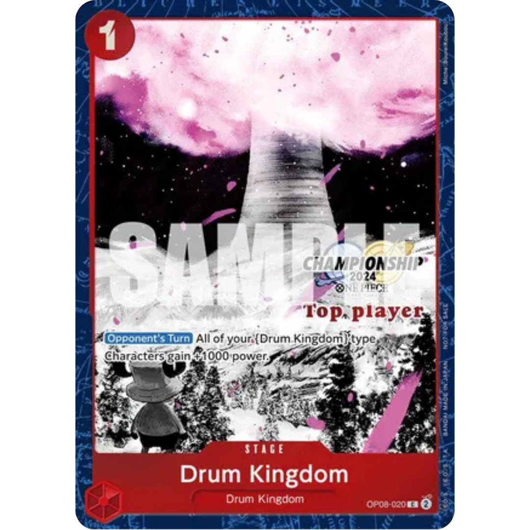 Drum Kingdom (Championship 2024 Top Player Pack Vol. 2) (OP08-020) - One Piece Promotion Cards Foil