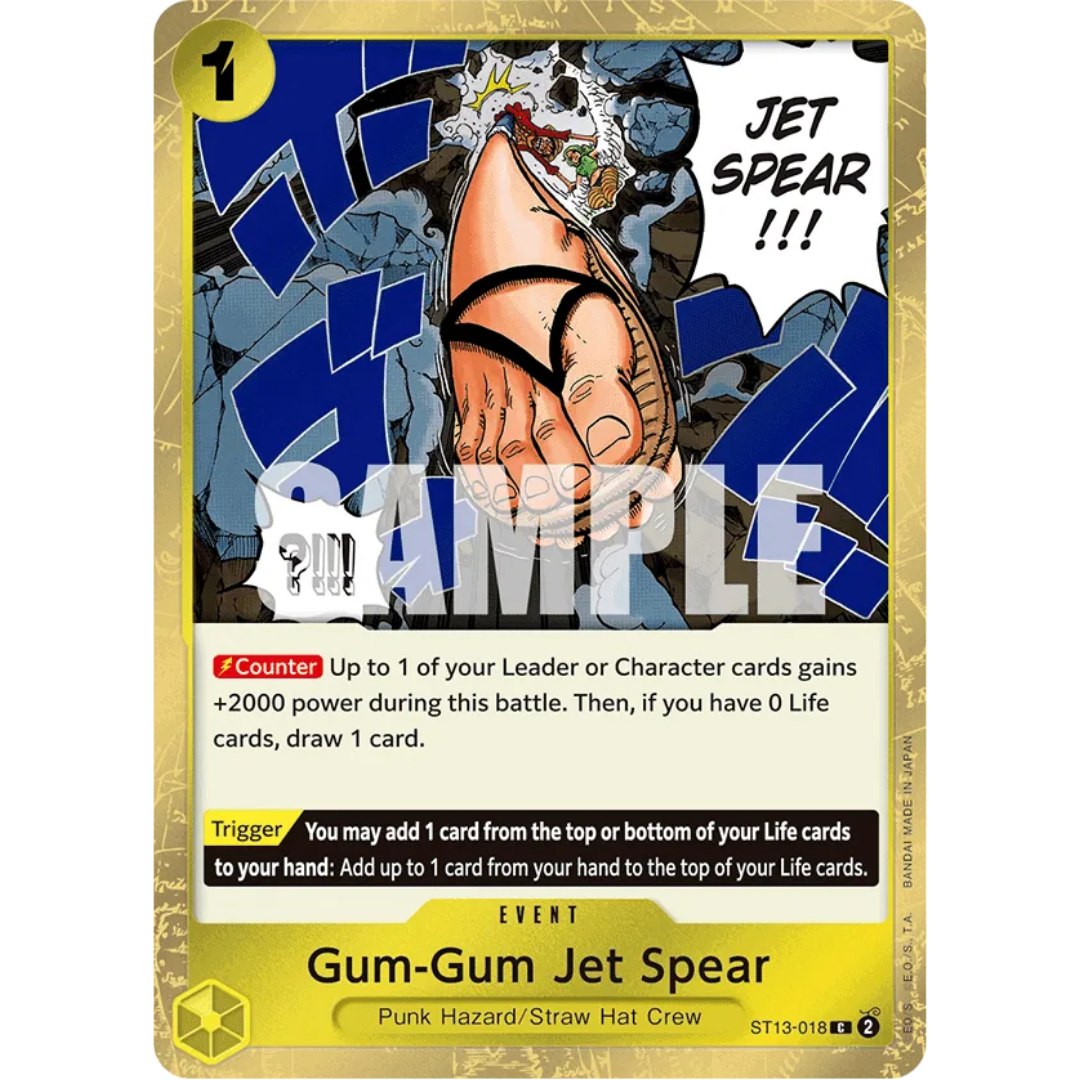 Gum-Gum Jet Spear (ST13-018) - Ultra Deck: The Three Brothers Foil