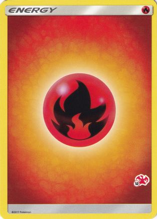 Fire Energy (#12 Charizard Stamped) Battle Academy - Promo