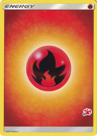 Fire Energy (#22 Charizard Stamped) Battle Academy - Promo