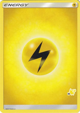 Lightning Energy (#43 Pikachu Stamped) Battle Academy - Promo