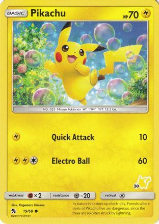 Pikachu 019/68 Battle Academy - Promo