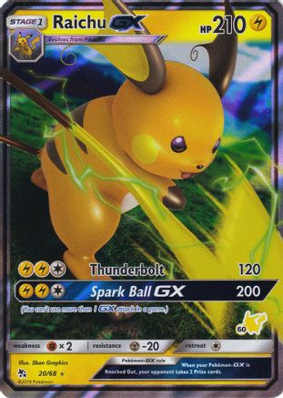 Raichu GX 020/68 - Holofoil Battle Academy - Promo