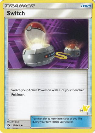 Switch - 132/149 (#36 Pikachu Stamped)/149 Battle Academy - Promo