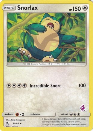 Snorlax 050/68 Battle Academy - Promo