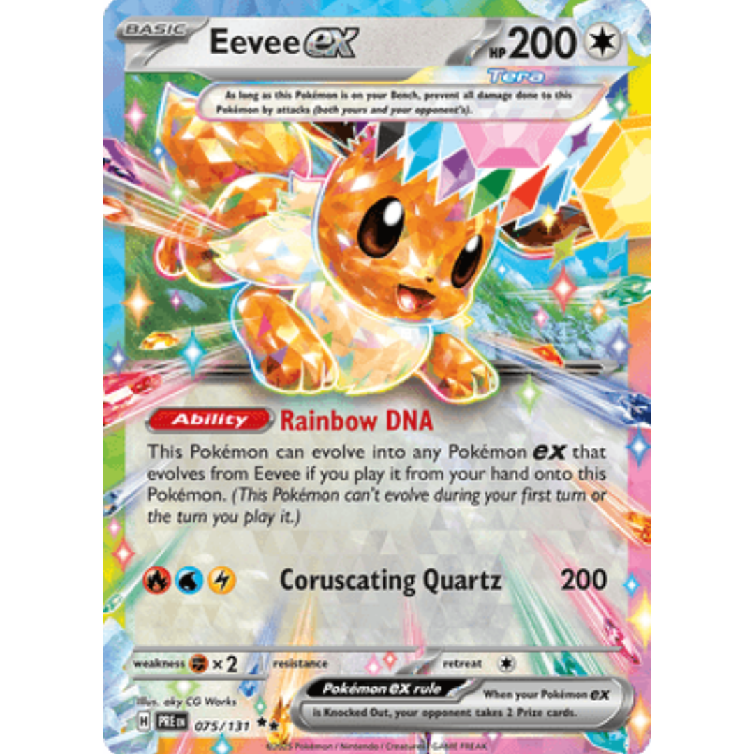 Eevee ex 075/131 - Holofoil SV Prismatic Evolutions - Double Rare