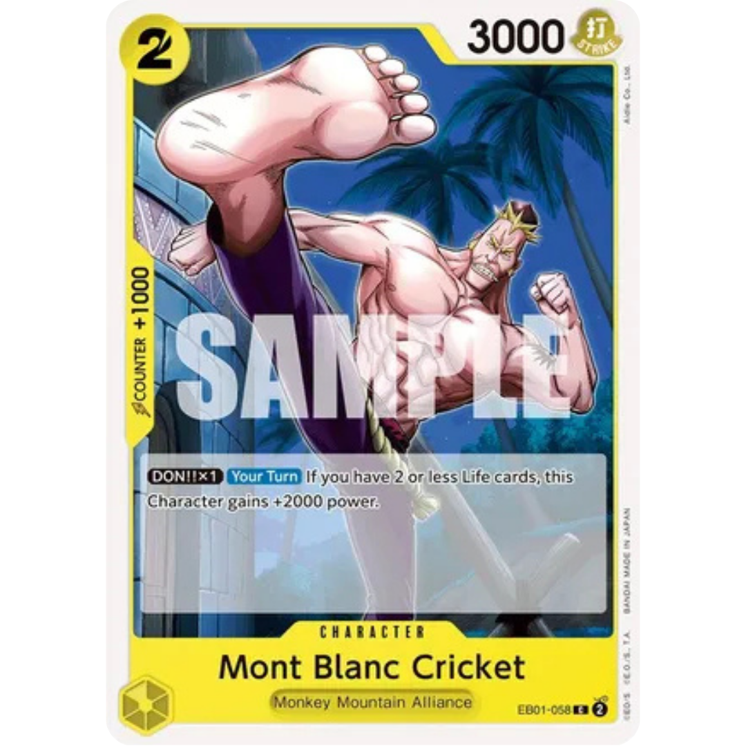 Mont Blanc Cricket (EB01-058) - Extra Booster: Memorial Collection