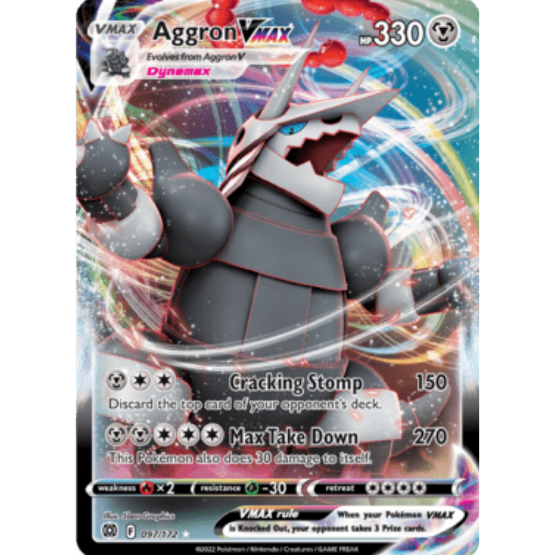 Aggron VMAX 097 - Holofoil SWSH09 Brilliant Stars - Ultra Rare
