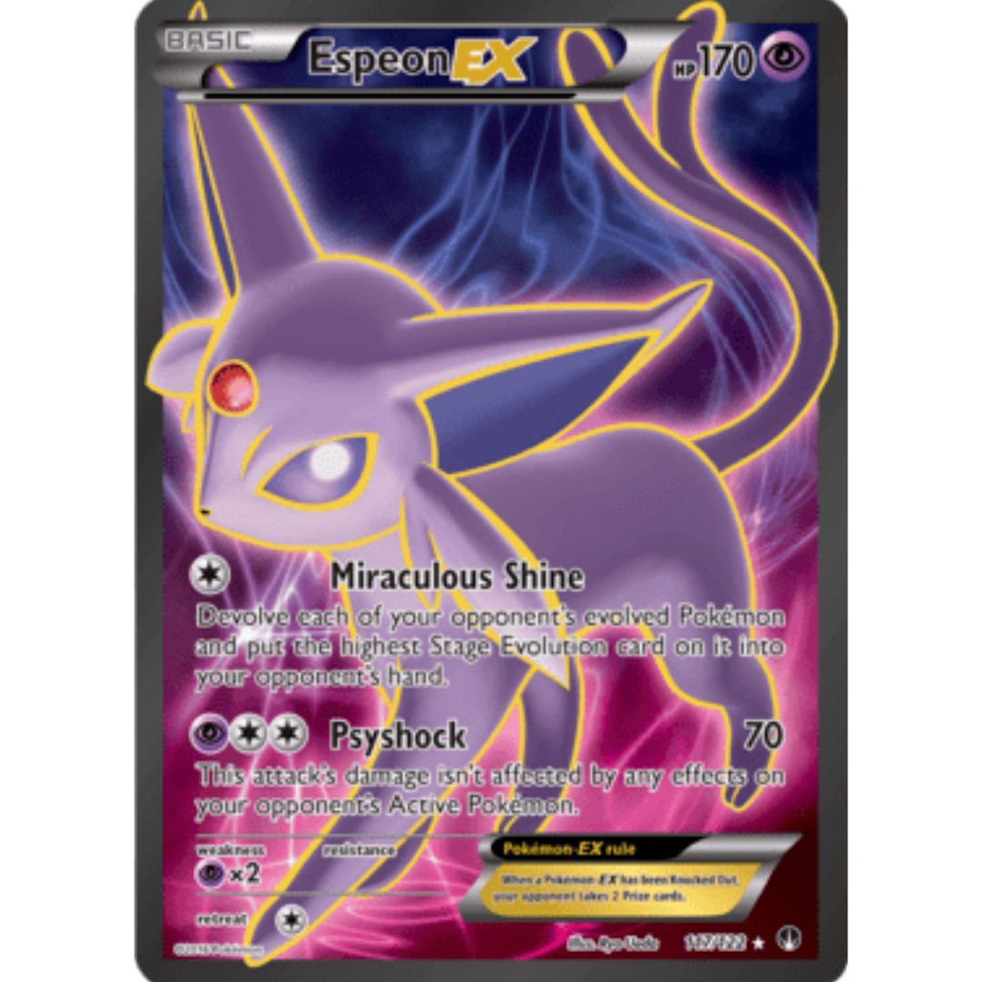Espeon EX (Full Art) 117/122 - Holofoil XY BREAKpoint - Ultra Rare