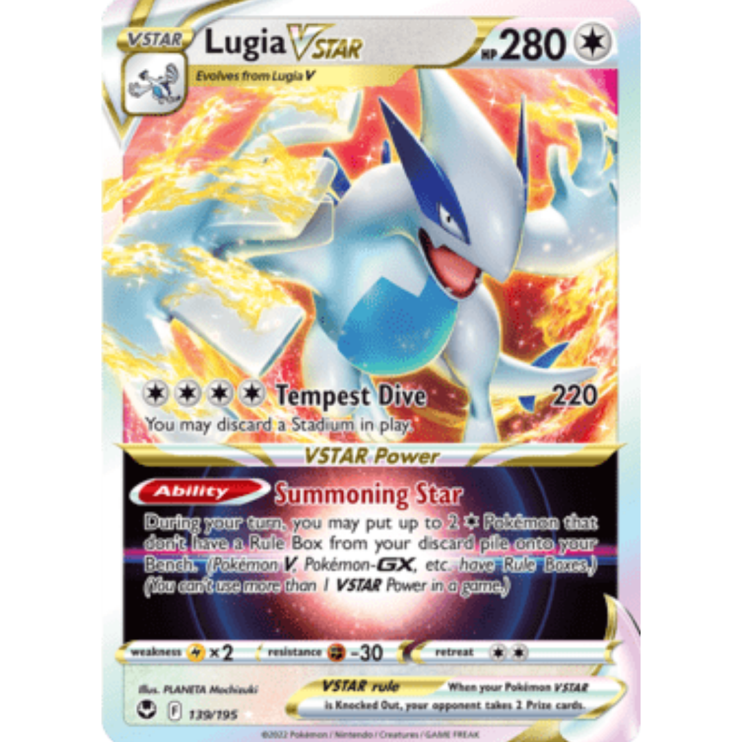 Lugia VSTAR 139 - Holofoil SWSH12 Silver Tempest - Ultra Rare