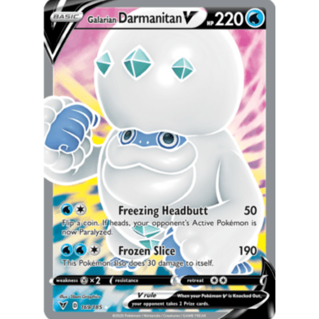 Galarian Darmanitan V (Full Art) 169 - Holofoil SWSH04 Vivid Voltage - Ultra Rare