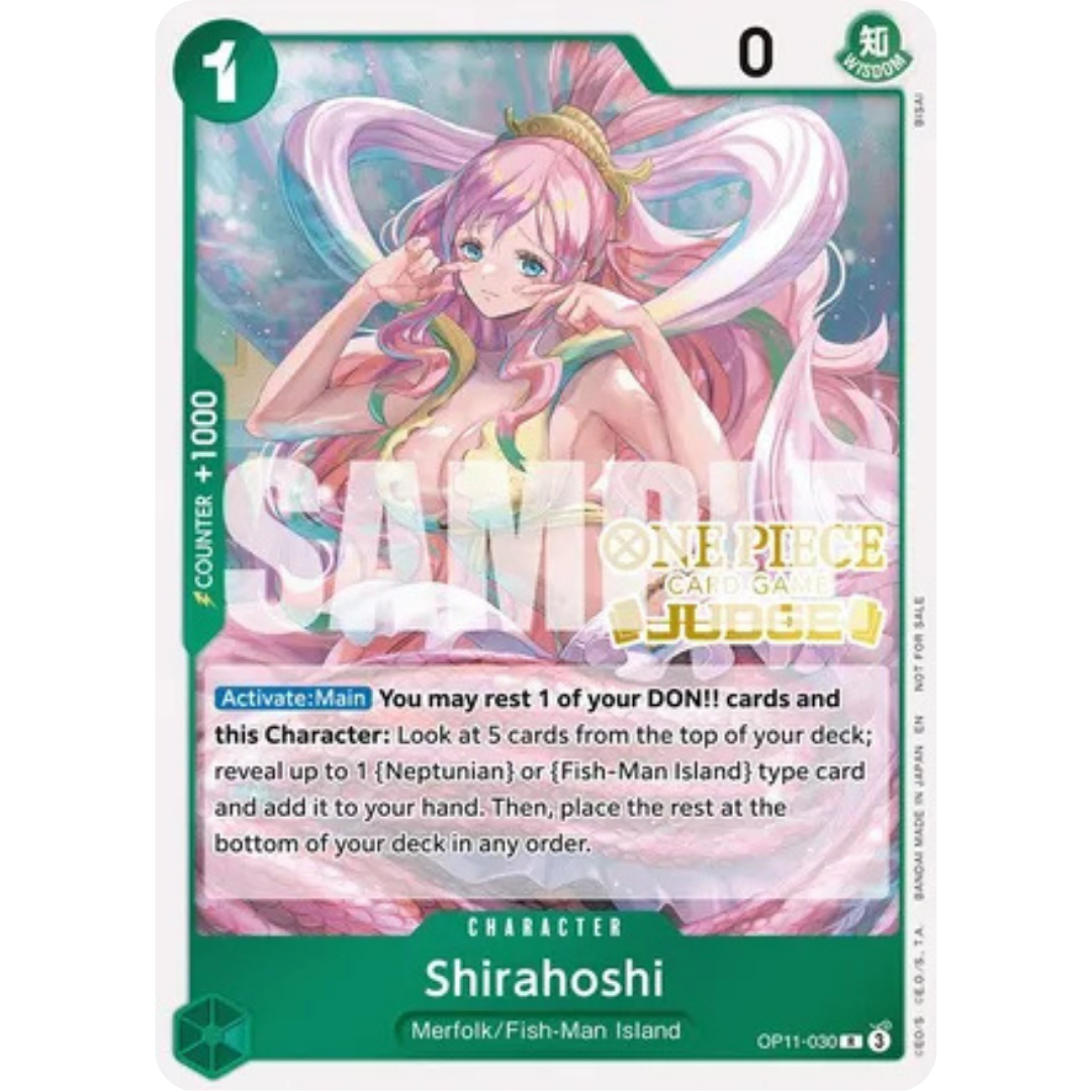 Shirahoshi (Judge Pack Vol. 7) (OP11-030) - One Piece Promotion Cards Foil