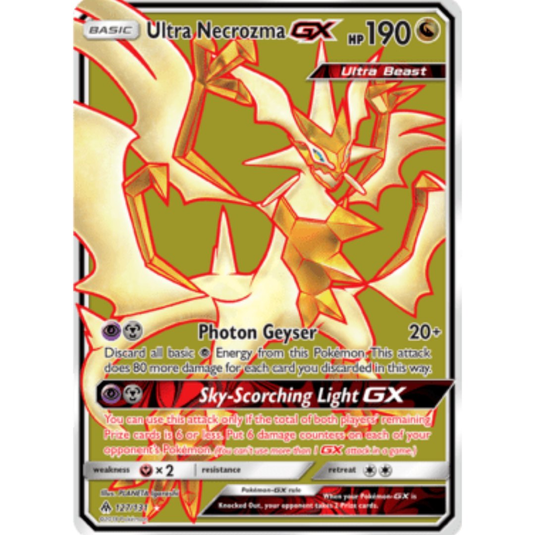 Ultra Necrozma GX (Full Art) - Holofoil SM Forbidden Light - Ultra Rare