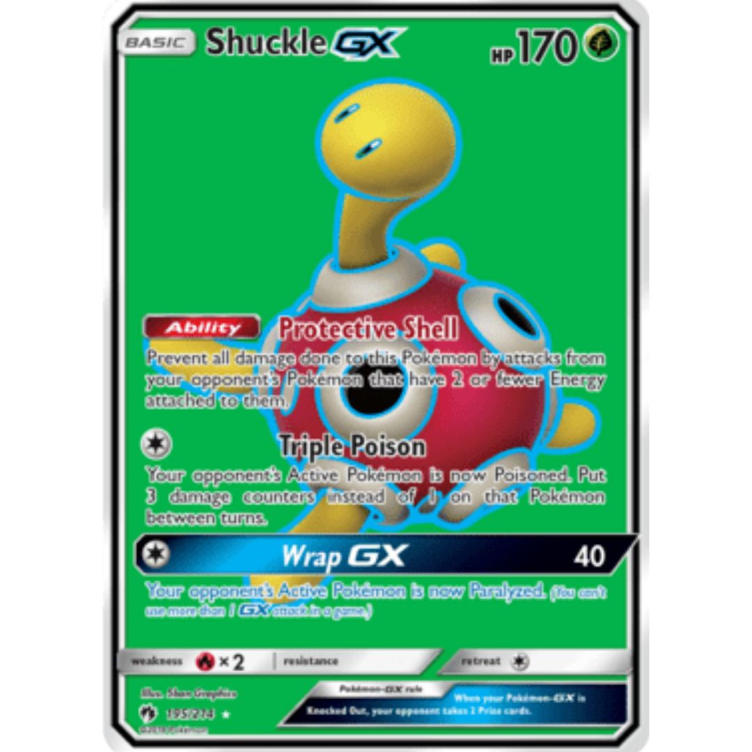 Shuckle GX (Full Art) - Holofoil SM Lost Thunder - Ultra Rare
