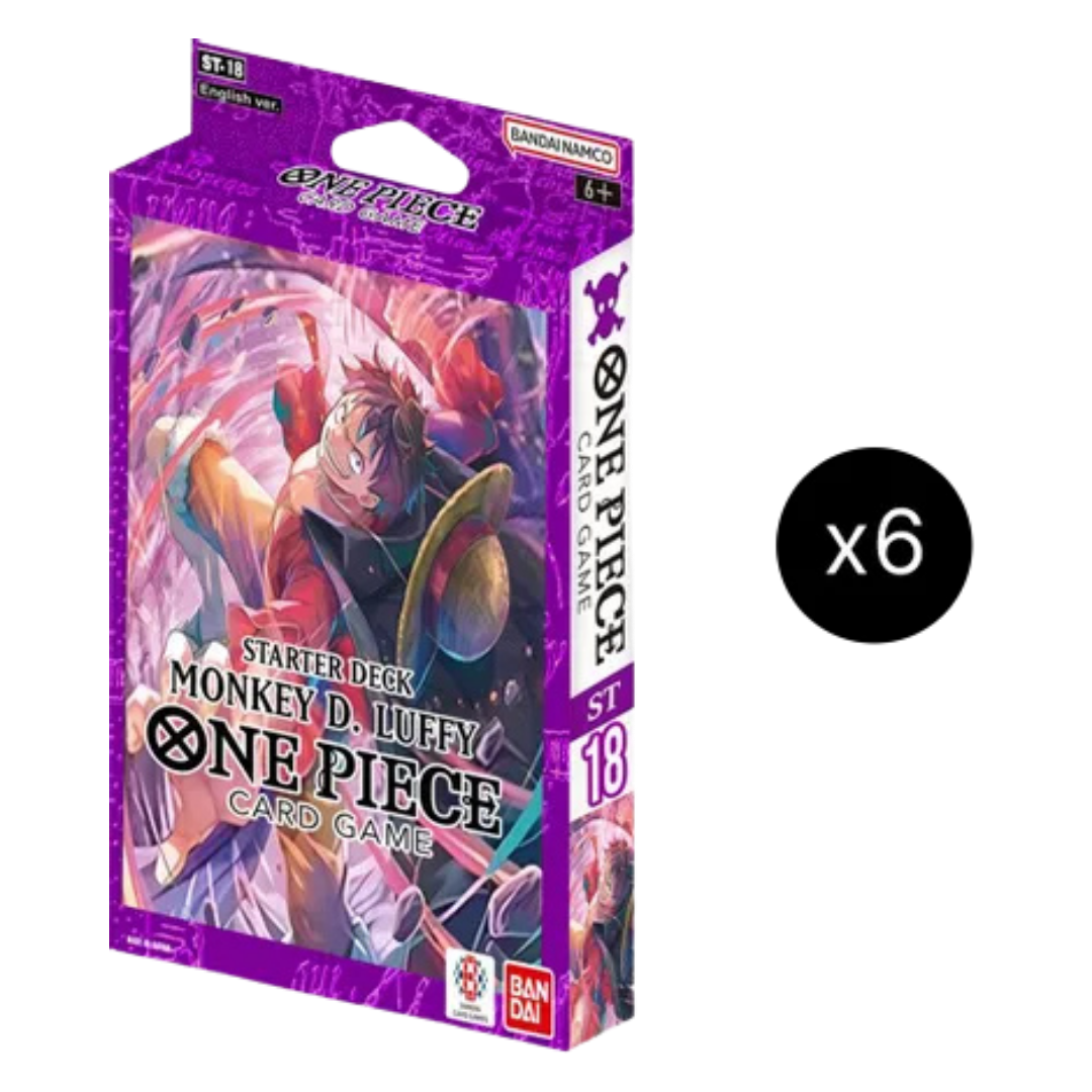 Starter Deck 18: PURPLE Monkey.D.Luffy Display