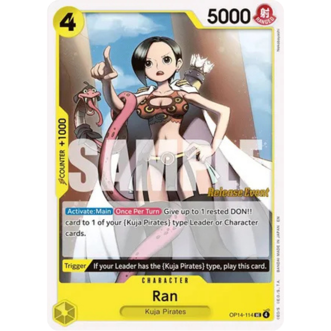Ran (OP14-114) - The Azure Sea's Seven Release Event Cards
