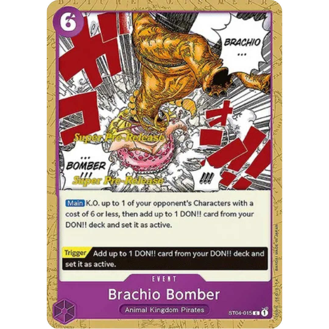 Brachio Bomber (ST04-015) - Super Pre-Release Starter Deck 4: Animal Kingdom Pirates