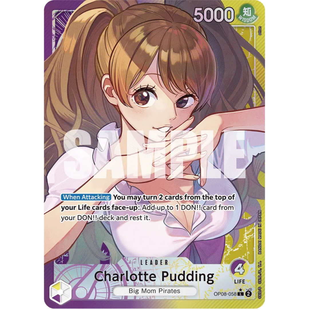 Charlotte Pudding (058) (Parallel) (OP08-058) - Two Legends Foil