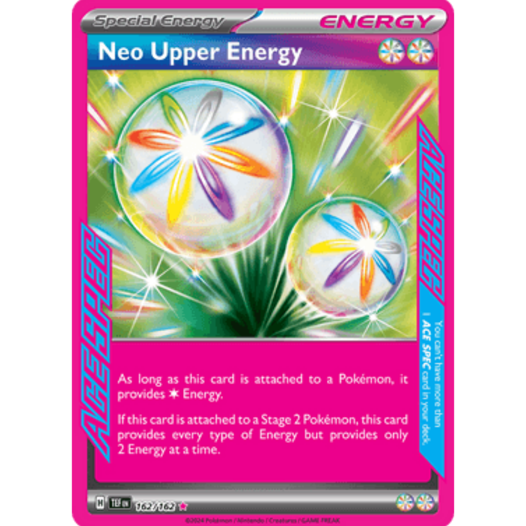 Neo Upper Energy 162 - Holofoil SV05 Temporal Forces - ACE SPEC Rare