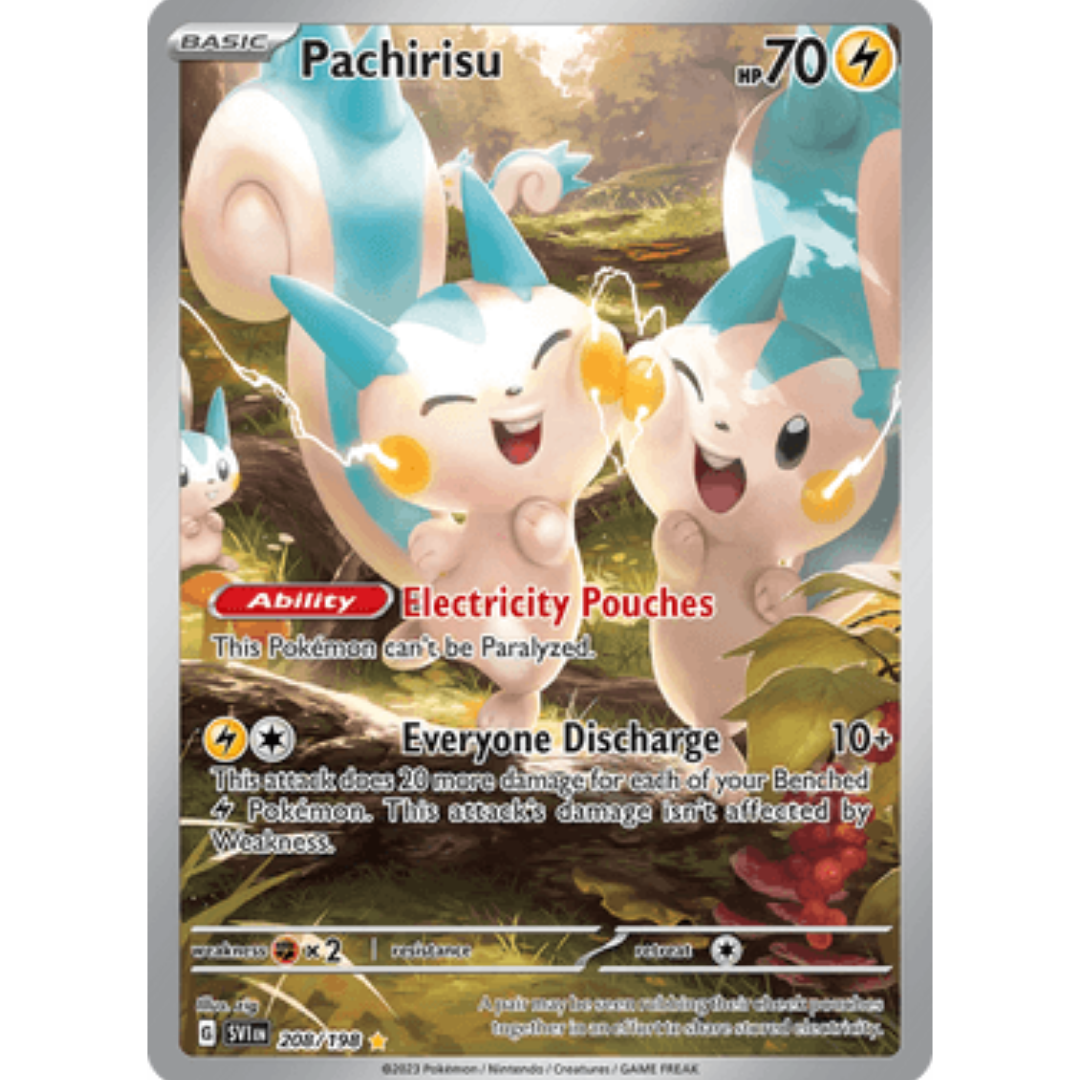 Pachirisu 208/198 - Holofoil SV01 Scarlet & Violet Base Set - Illustration Rare