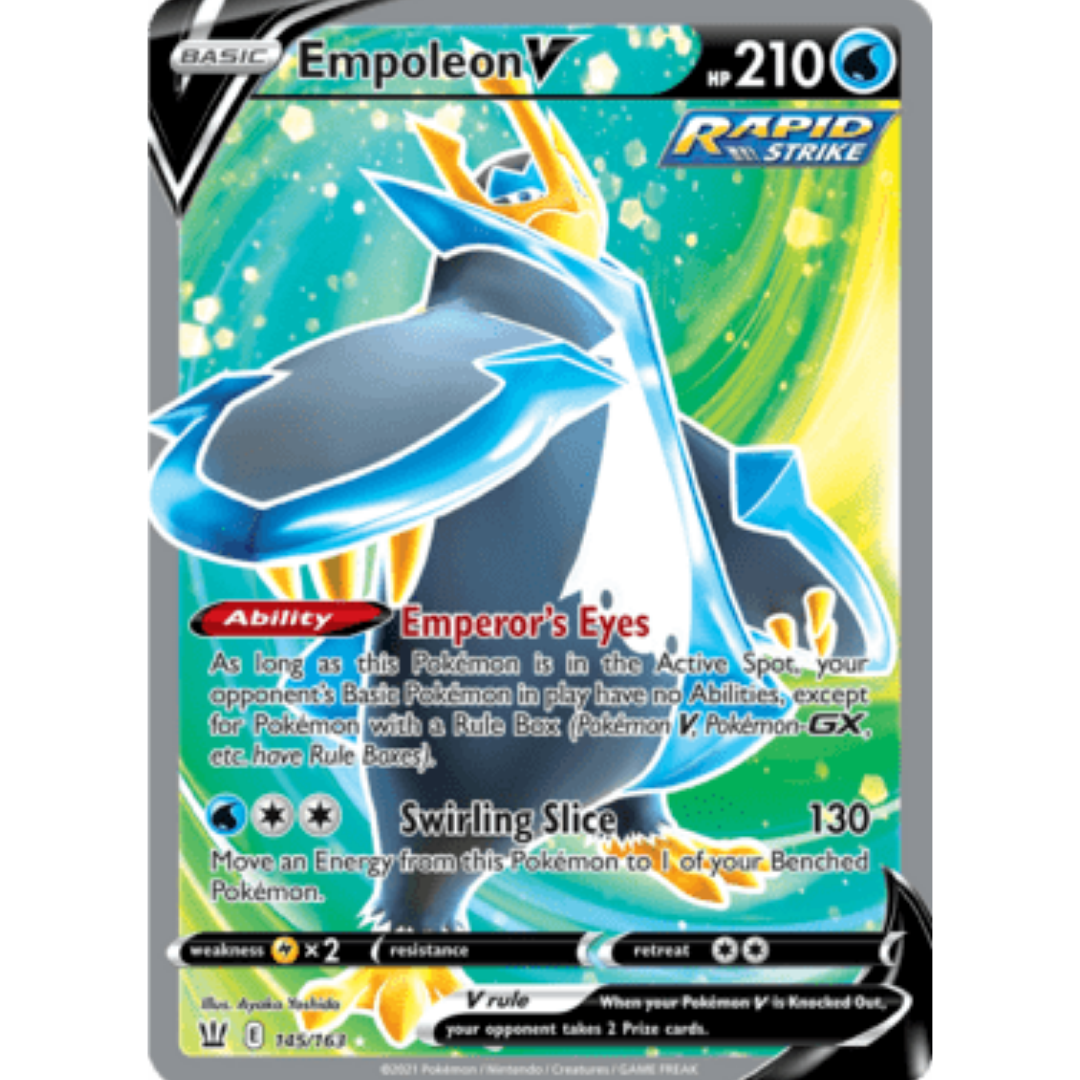 Empoleon V (Full Art) 145 - Holofoil SWSH05 Battle Styles - Ultra Rare