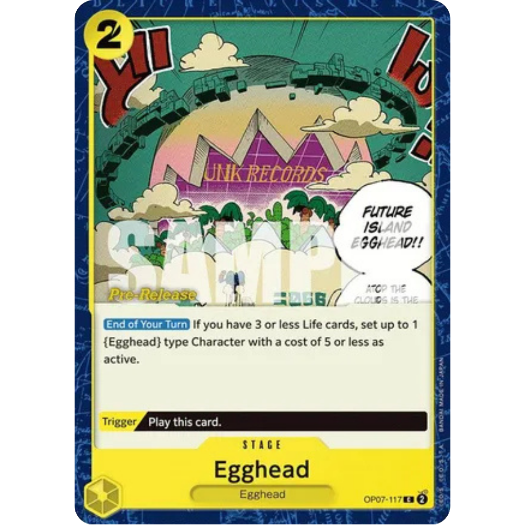 Egghead (OP07-117) - 500 Years in the Future Pre-Release Cards