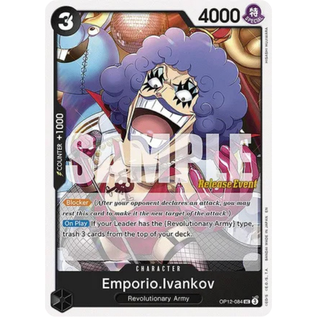 Emporio.Ivankov (084) (OP12-084) - Legacy of the Master Release Event Cards