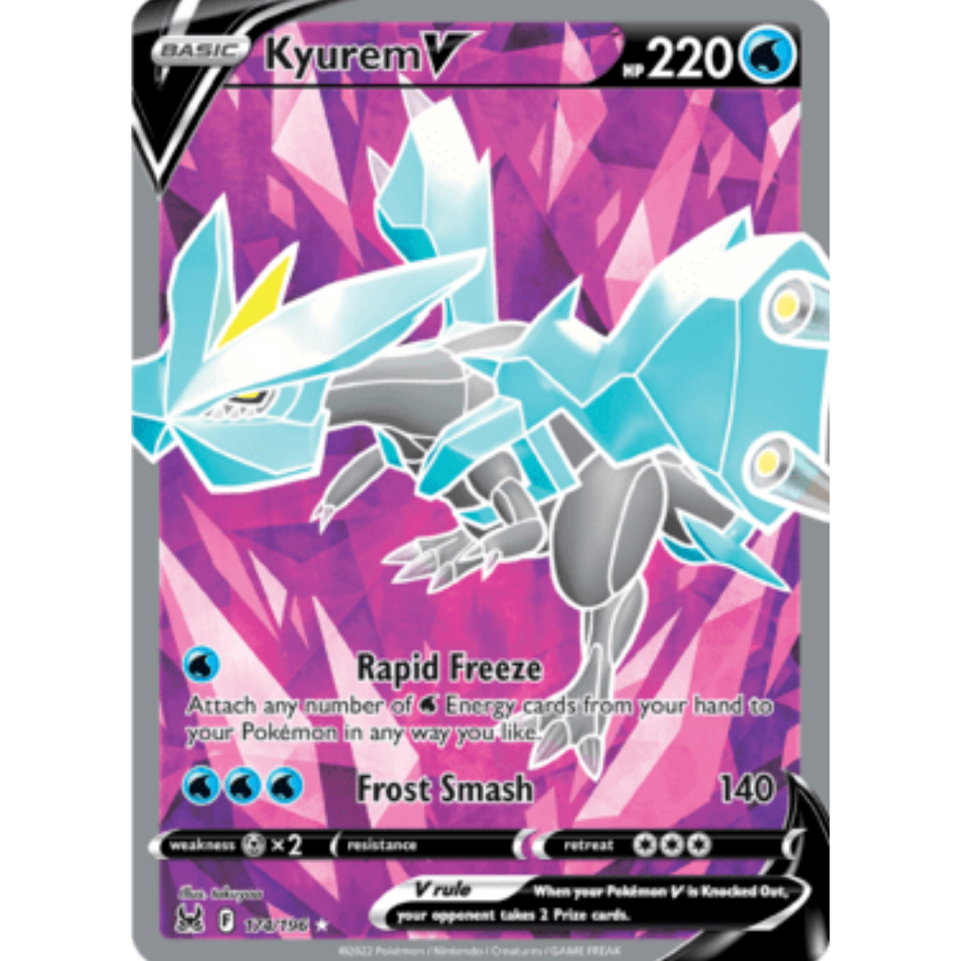 Kyurem V (Full Art) 174 - Holofoil SWSH11 Lost Origin - Ultra Rare
