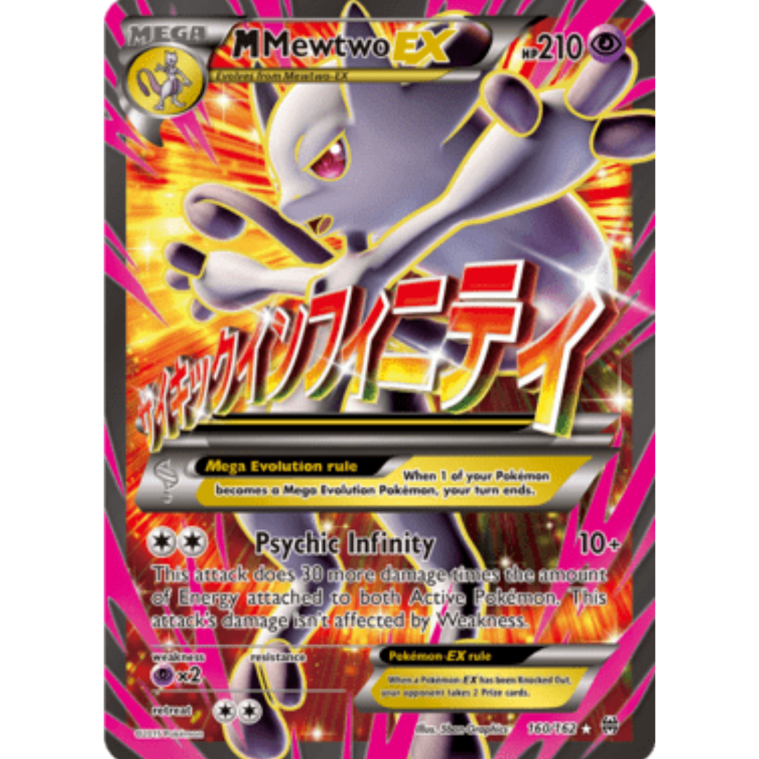 M Mewtwo EX (160 Full Art) 160/162 - Holofoil XY BREAKthrough - Ultra Rare