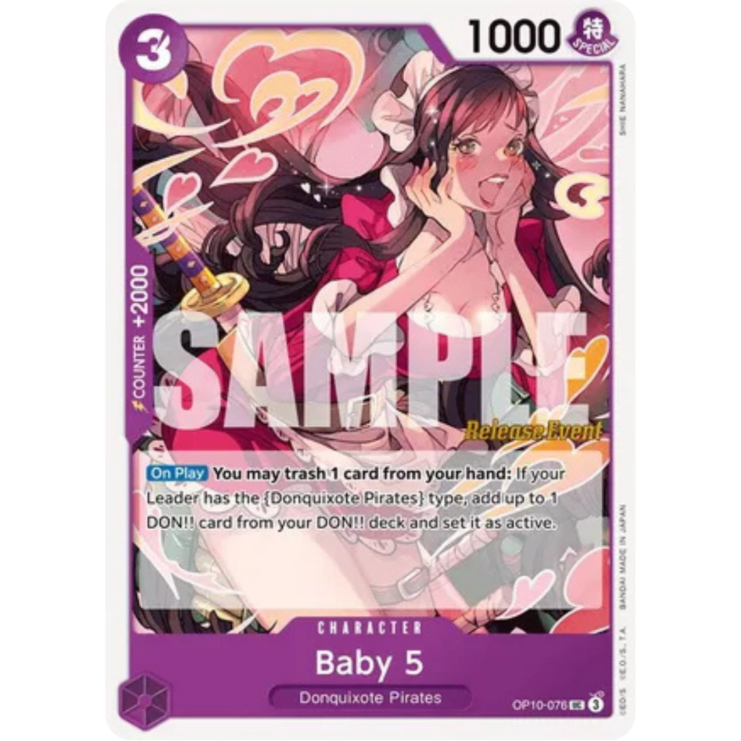 Baby 5 (OP10-076) - Royal Blood Release Event Cards