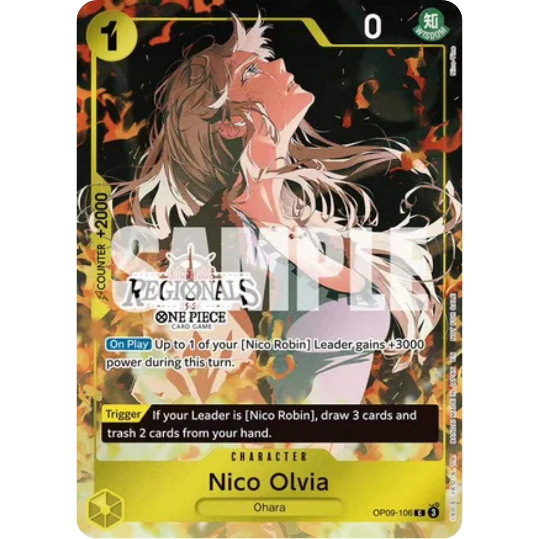 Nico Olvia (Regional Participation Pack 2025 Vol.1) (OP09-106) - One Piece Promotion Cards