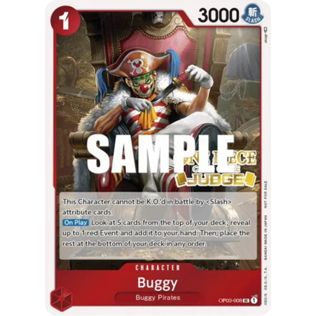 Buggy (Judge Pack Vol. 2) (OP03-008) - One Piece Promotion Cards Foil