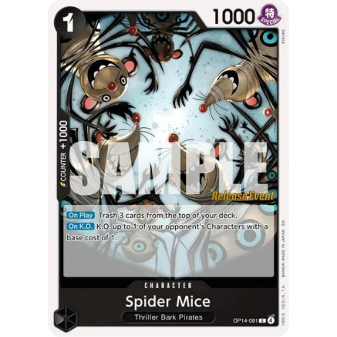 Spider Mice (OP14-081) - The Azure Sea's Seven Release Event Cards