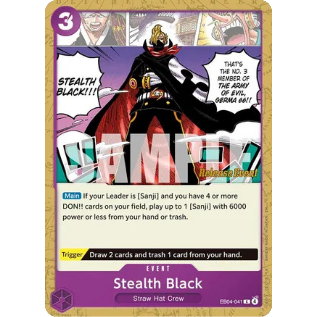 Stealth Black (EB04-041) - The Azure Sea's Seven Release Event Cards