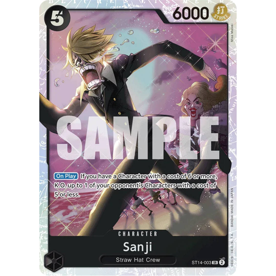 Sanji (ST14-003) - Starter Deck 14: 3D2Y Foil