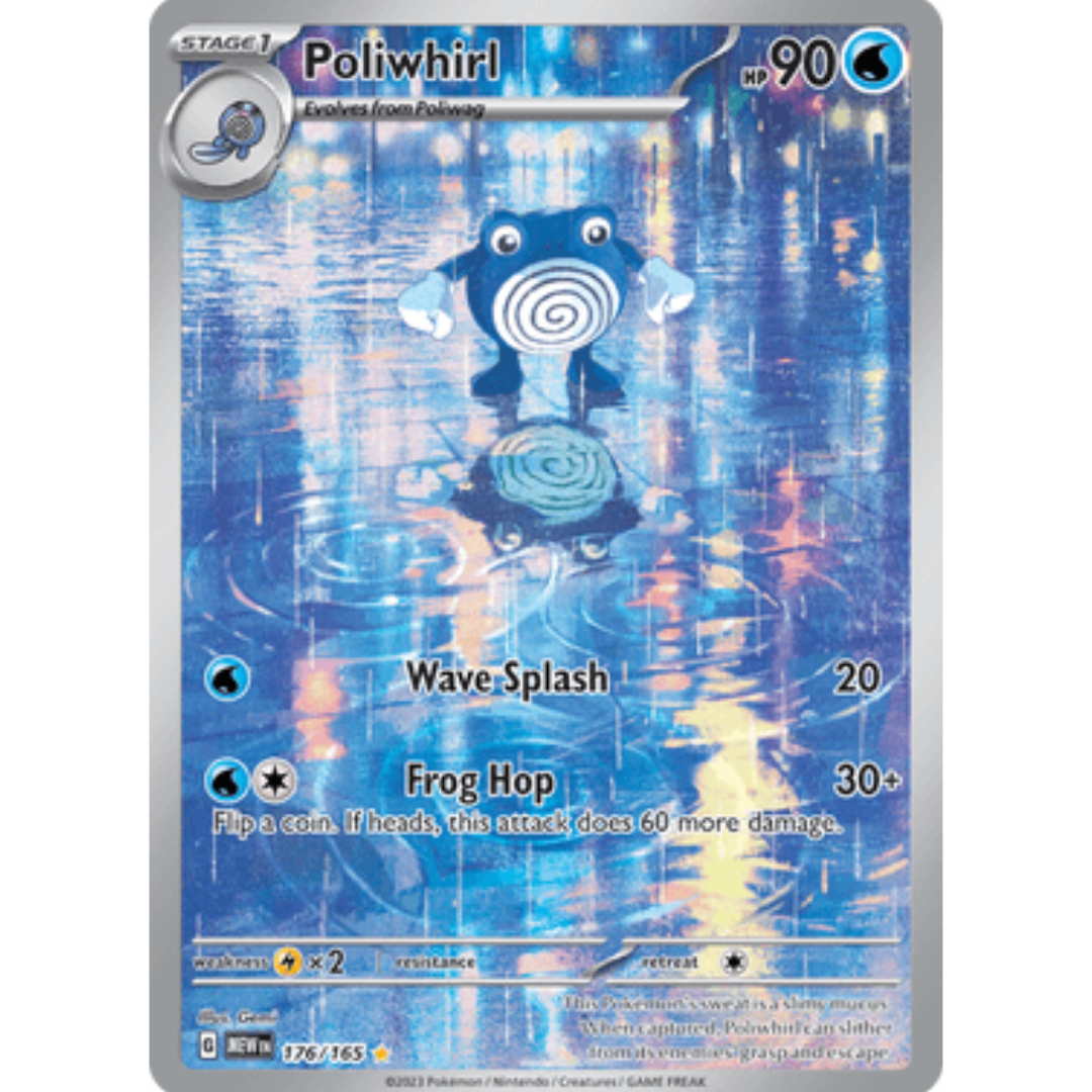 Poliwhirl 176/165 - Holofoil SV Scarlet & Violet 151 - Illustration Rare