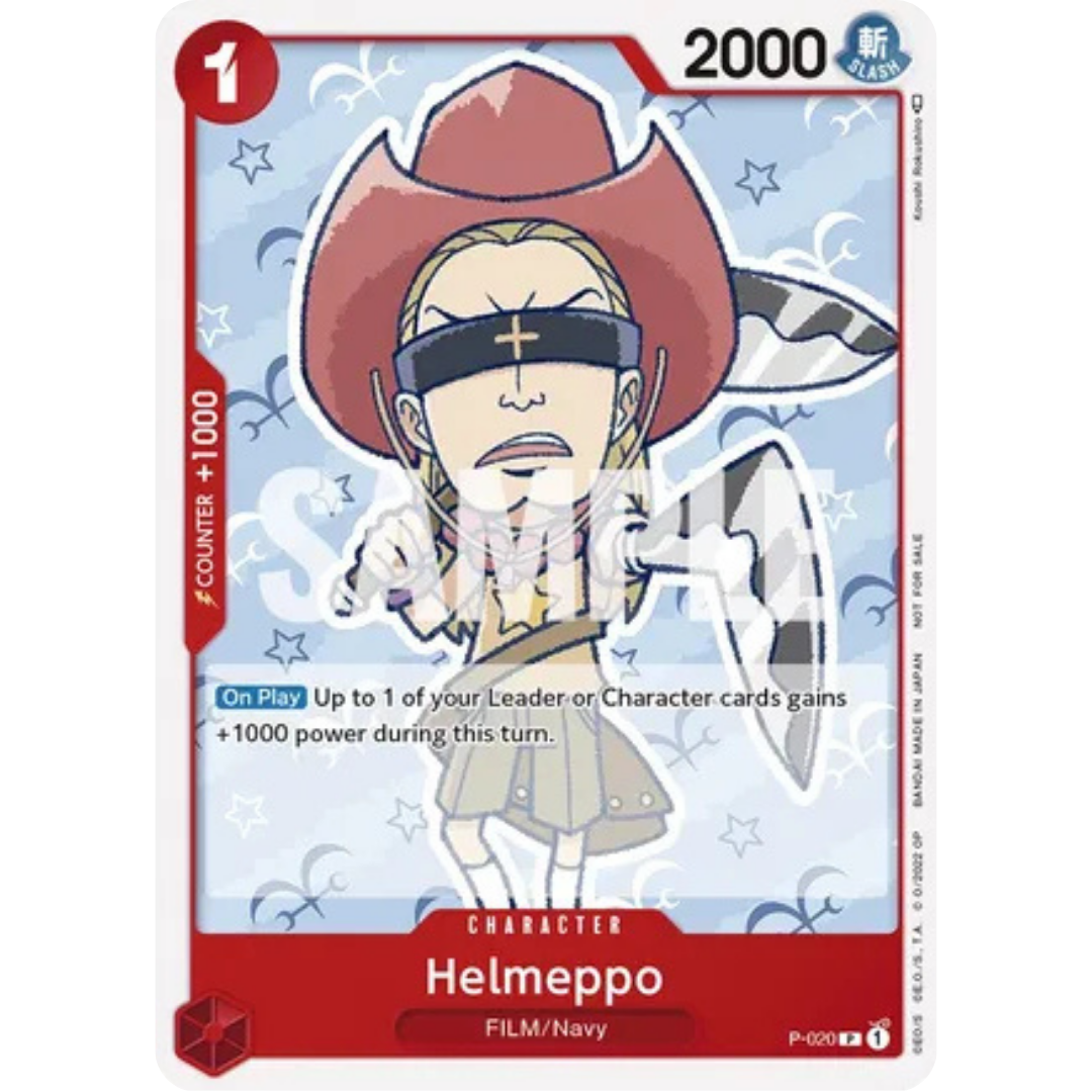Helmeppo (One Piece Film Red) (P-020) - One Piece Promotion Cards