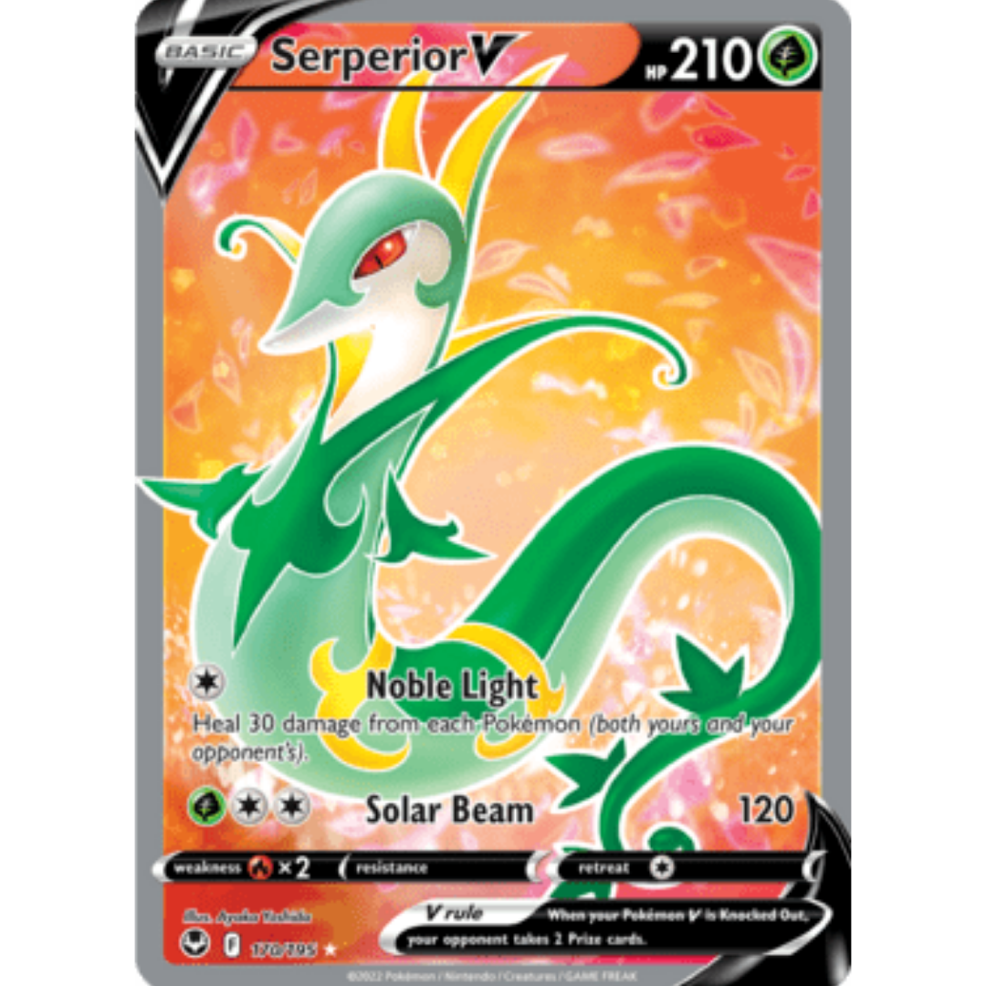 Serperior V (Full Art) 170 - Holofoil SWSH12 Silver Tempest - Ultra Rare
