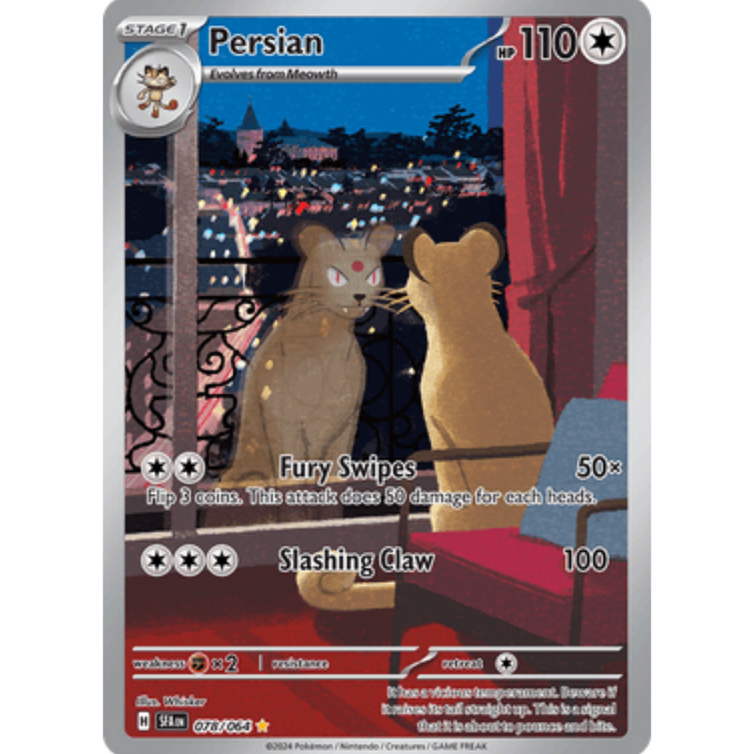 Persian 078/064 - Holofoil SV Shrouded Fable - Illustration Rare