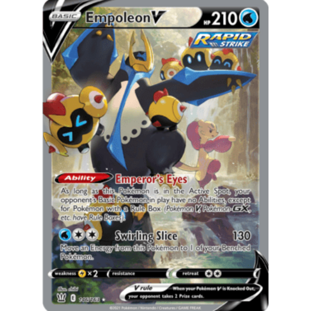 Empoleon V (Alternate Full Art) 146 - Holofoil SWSH05 Battle Styles - Ultra Rare